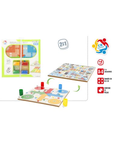 CB games-juego parchis & OCA TAB madera