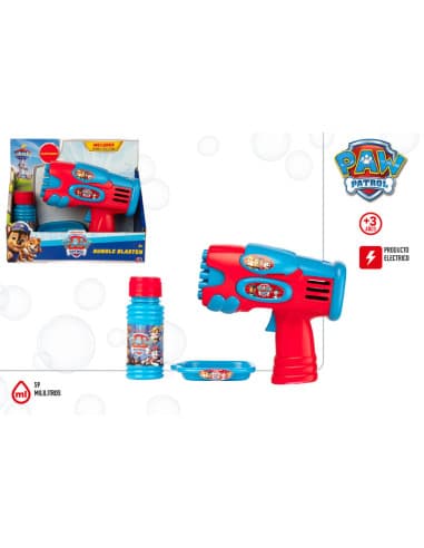 PAW patrol-pistola elec burbujas c/bote 59ML