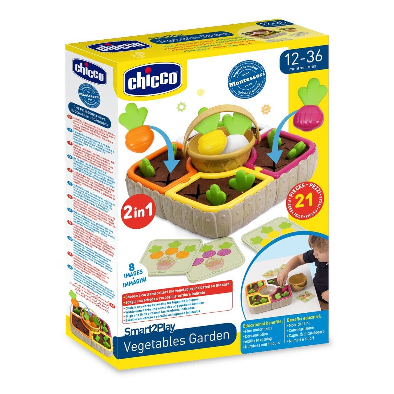 Juego Huerto de Verduras 2 en 1 Chicco