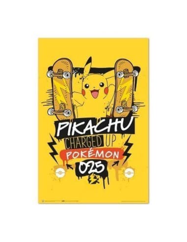 Poster pokemon pikachu charged UP 025