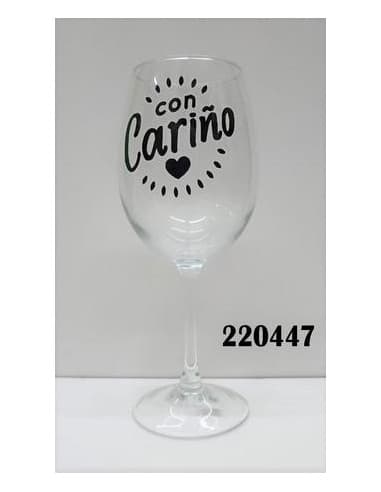 Copa frase CON cariño