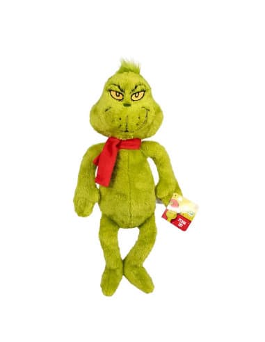 Grinch 2 asst 40cm with HAT AND scarf