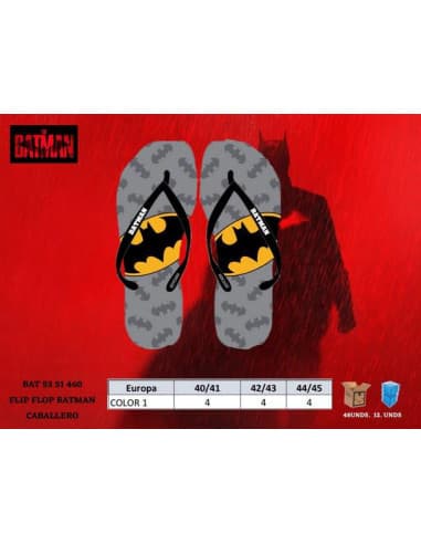 Chancla playa caballero batman 460 T40-45