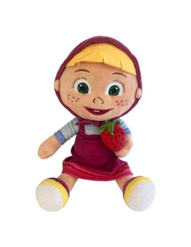 (MIS 5) masha E orso (masha CON fragola) peluche S