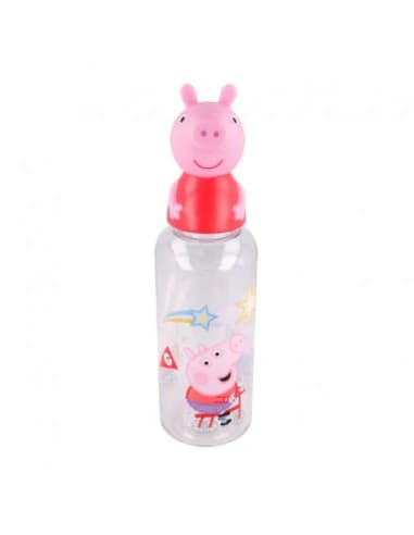 Stor botella ecozen figurita 3D 560 ML peppa PIG
