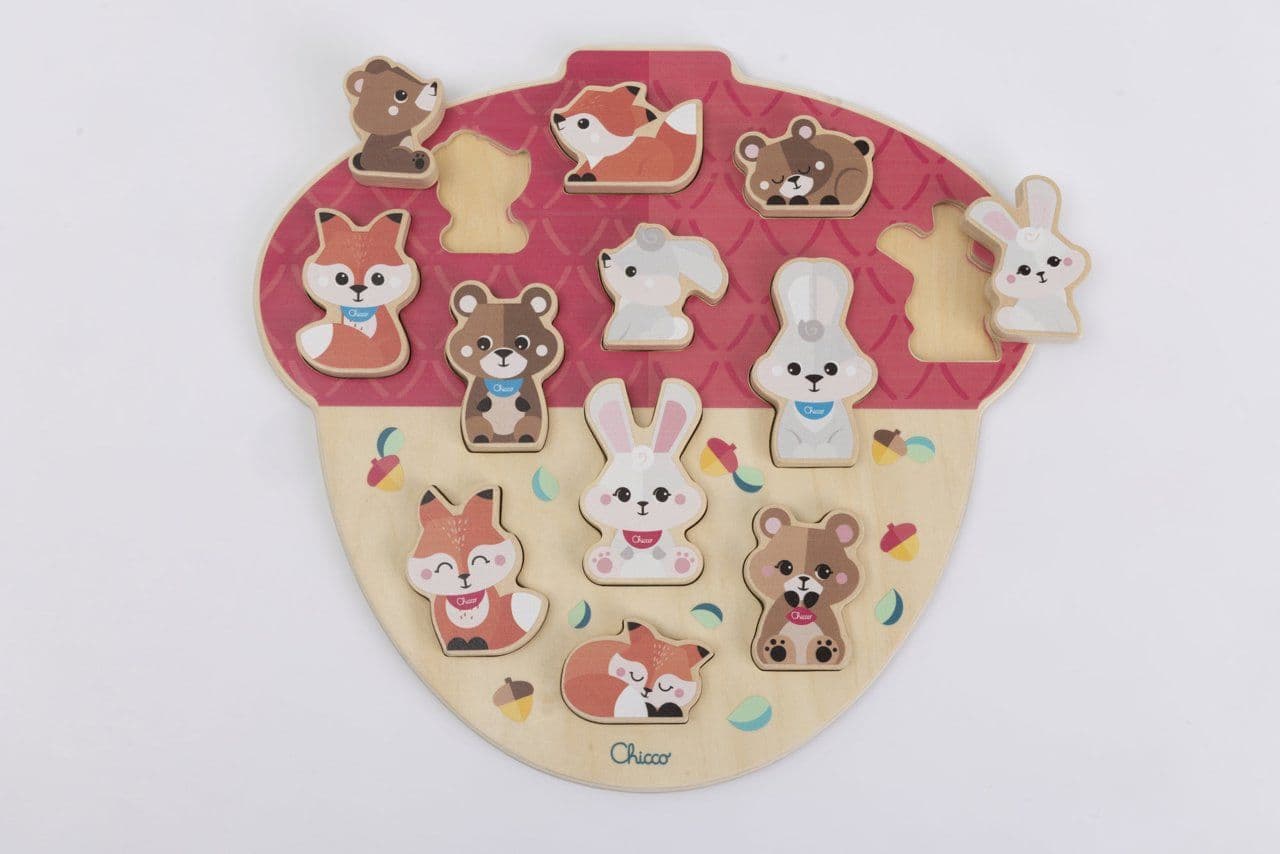 Juego Madera la Bellota del Bosque Chicco
