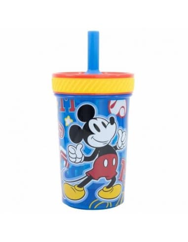 Stor vaso PP antivuelco CON pajita DE silicona 370
