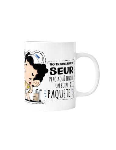 Taza graciosa - NO trabajo EN seur pero aqui tengo