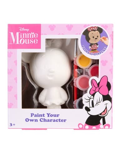 Figura yeso para pintar minnie mouse disney