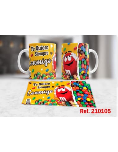 Taza frase choco TE quiero siempre conmigo
