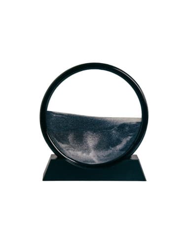 Reloj DE arena marco paisaje