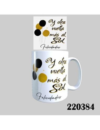 Taza frase Y otra vuelta MAS AL SOL