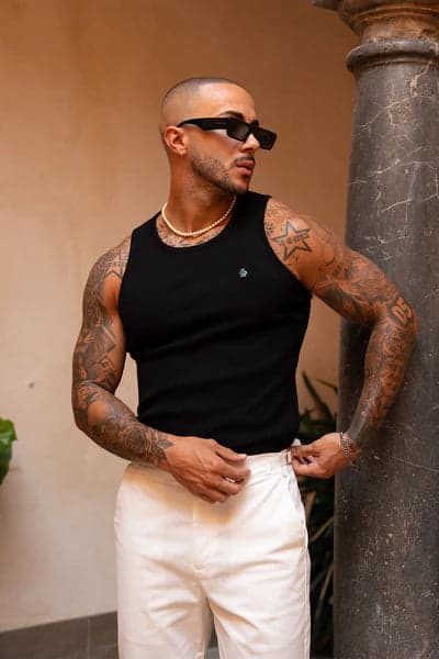 Cannes Luxe Vest - Black