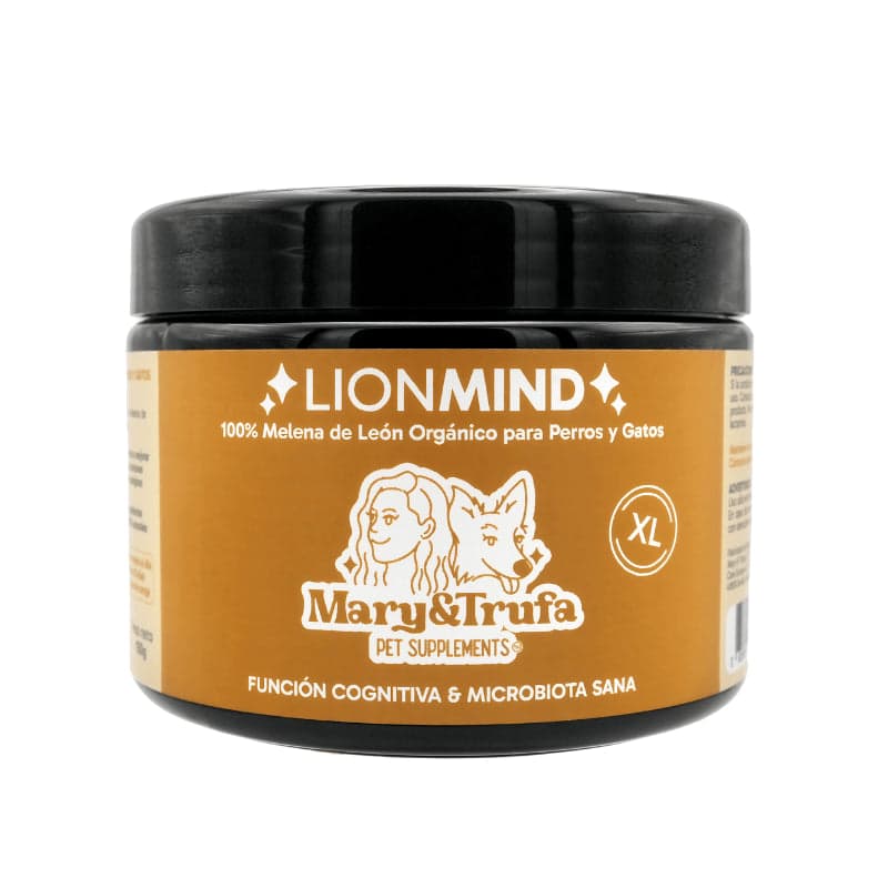 Mary & Trufa Suplemento LionMind (Melena de León )XL 150gr- Perros y Gatos