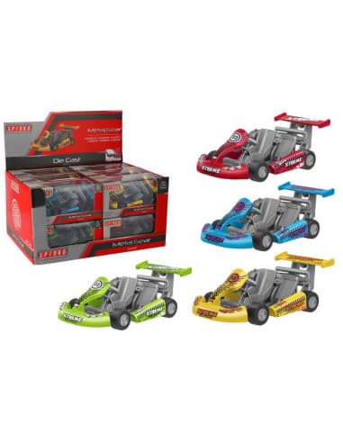 Pullback GO kart DIE cast 4 COL