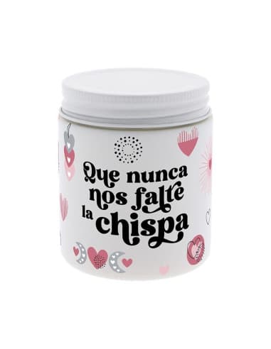 Vela aromática - grey QUE nunca NOS falte LA chisp
