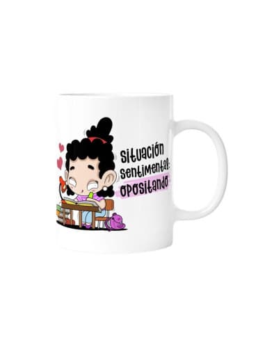 Taza - situación sentimental: opositando (chica)