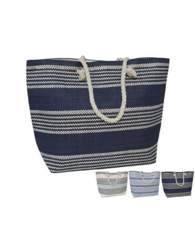 Bolso playa ibiza 3 surt. c/cierre magnetico 53x38
