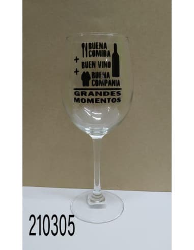 Copa frase buena comida