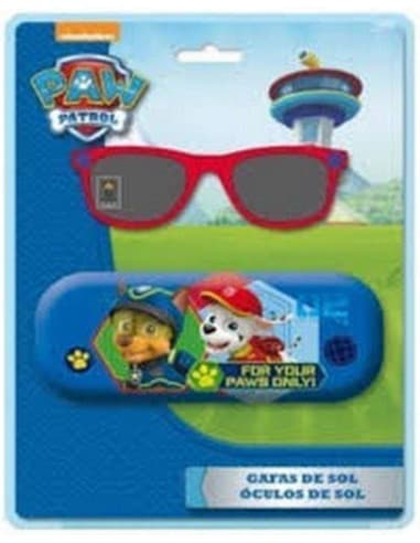 Gafas SOL+ funda metalica PAW patrol