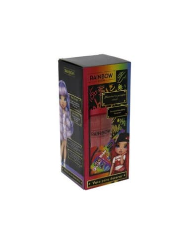 Juego para decorar vaso rainbow high