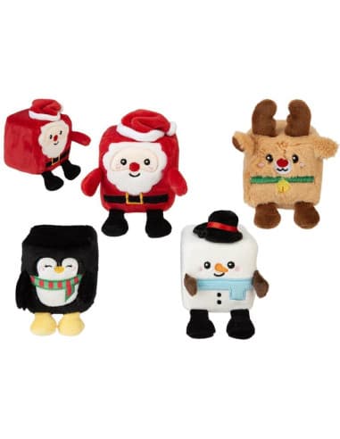 7CM christmas squishy cube plush 12 PC 48 master