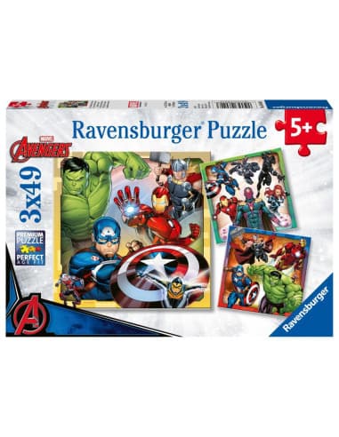 Puzzle avengers 3X49PC