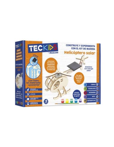 KIT EN madera - helicoptero solar