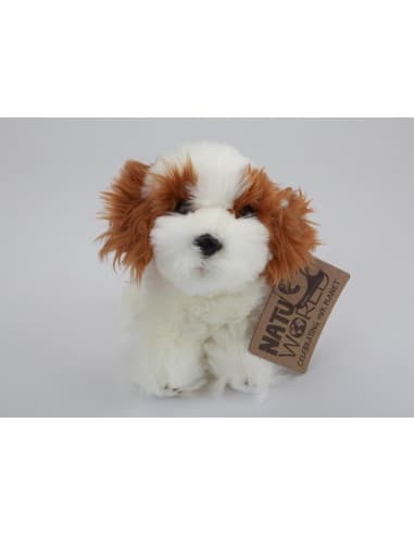 Peluche 18CM doodle DOG white & RED only