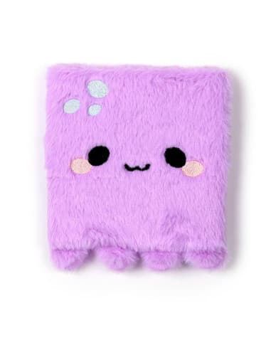 Libreta peluda A5 A rayas pulpo adoramals