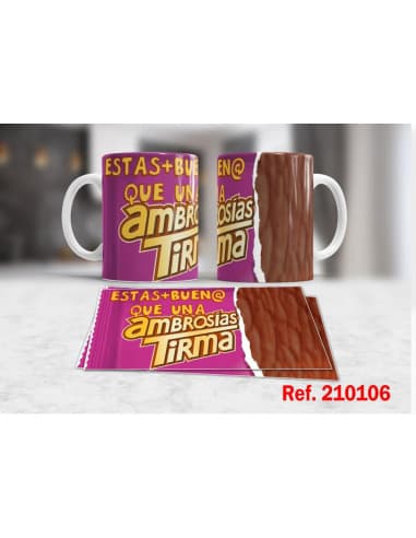 Taza frase choco estas MAS bueno QUE UNA ambrosias