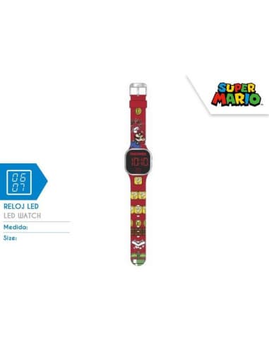 Reloj LED super mario (6x4)