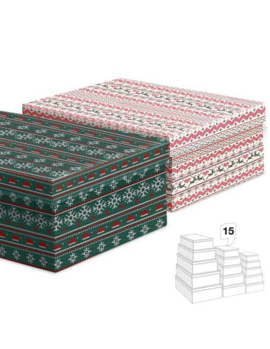 Juego DE 15 cajas navidad 2M (2 - 4)