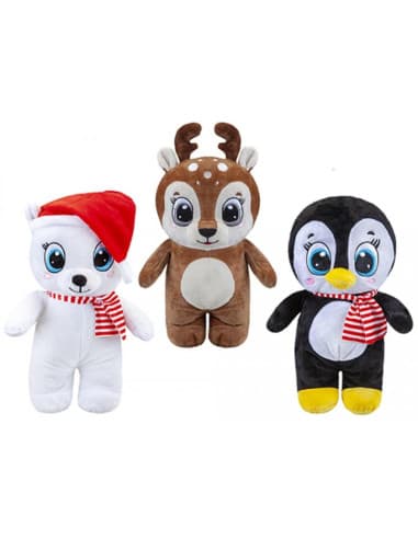 60CM xmas cuties (peluche) 3 PC