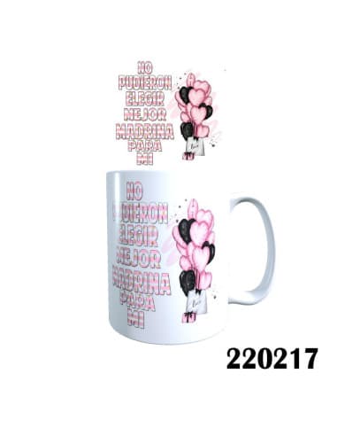 Taza frase NO pudieron elegir mejor madrina para M