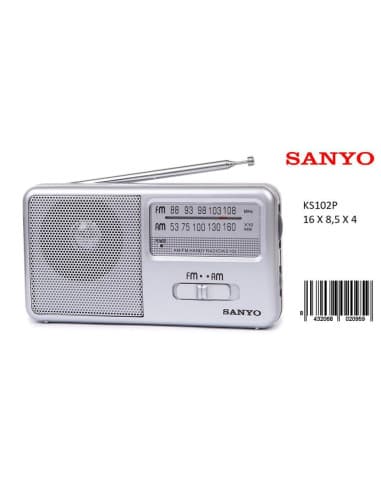 Radio am/fm radio sanyo/ks102p/20/40