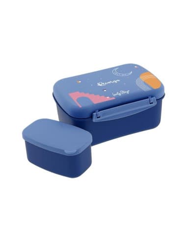 Tupper hermético / hermetic lunch BOX - dark blue