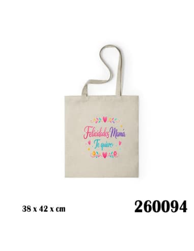 Bolso frase felicidades mama TE quiero