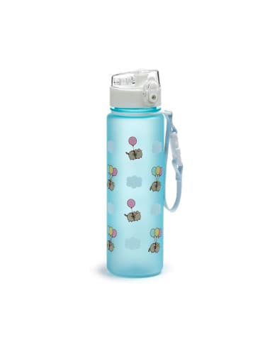 Botella DE agua inastillable gato pusheen globos 6