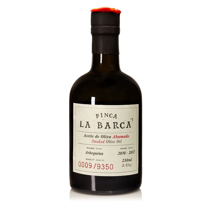 Aceite de Oliva Ahumado “Finca La Barca” botella 250 ml