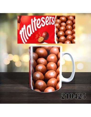 Taza frase choco maltesers