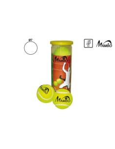 Pelota tenis 3PCS. Ø7CM. salto 80CM. 22CM. tubo PV