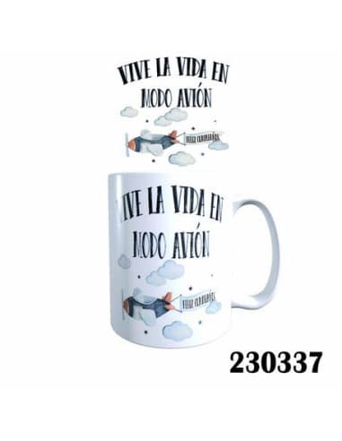 Taza frase TE deseo UN cumpleaños super espacial