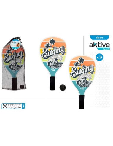 Aktive-palas playa madera 40X20CM - 8 M