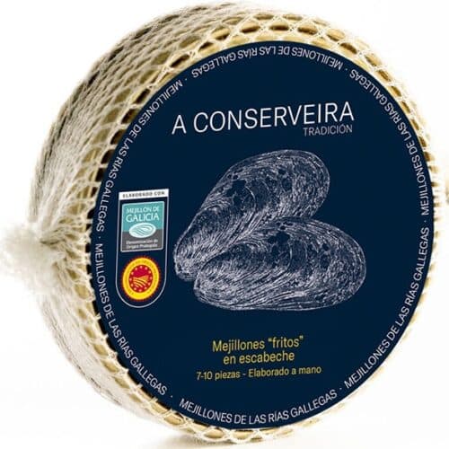 Mejillones ahumados en escabeche 7/10 piezas A Conserveira