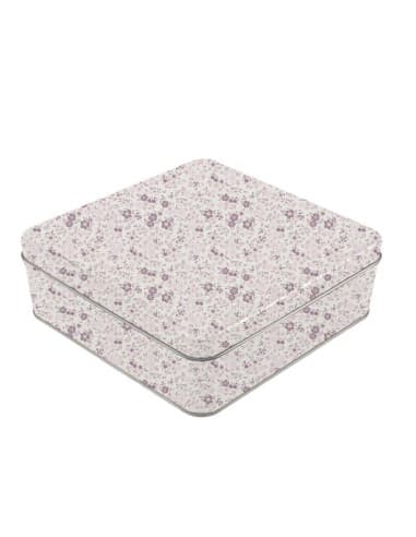 Caja metal flores (6/12 - 18)