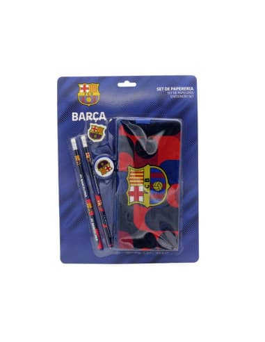 FCBarcelona Set de Papelería Portatodo Triple