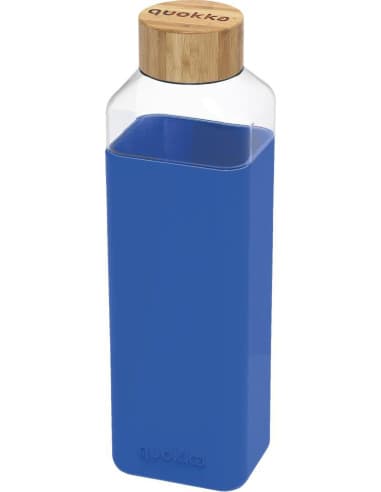 Quokka botella cristal cuadrada CON funda DE silic