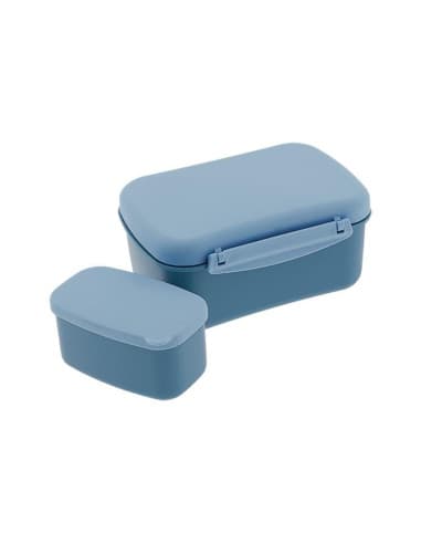 Tupper hermético CON placa refrigerante Y cajita-h