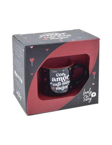 Taza mini 50 ML - CON amor EL café sabe mejor